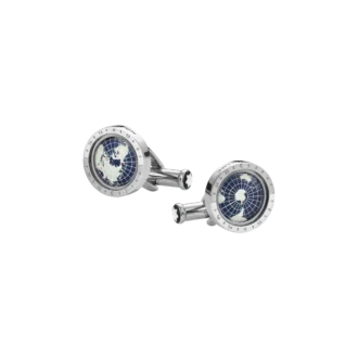 1858 Geosphere Cufflinks Blue