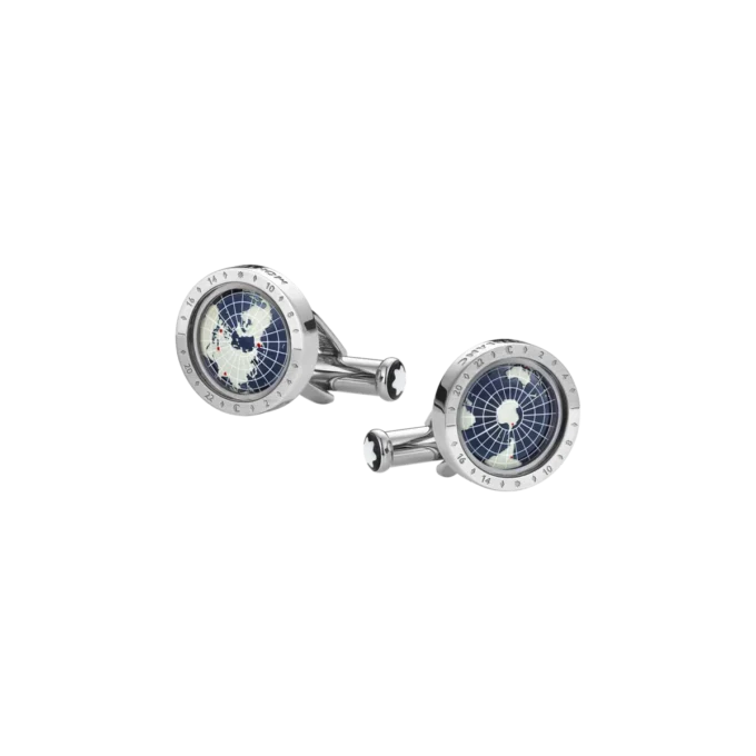 1858 Geosphere Cufflinks Blue