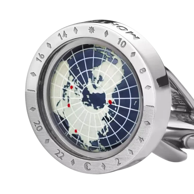 1858 Geosphere Cufflinks Blue