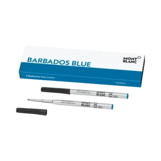 2 Ballpoint Refills, Barbados Blue – Medium