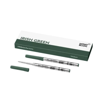 2 Ballpoint Refills, Irish Green – Medium