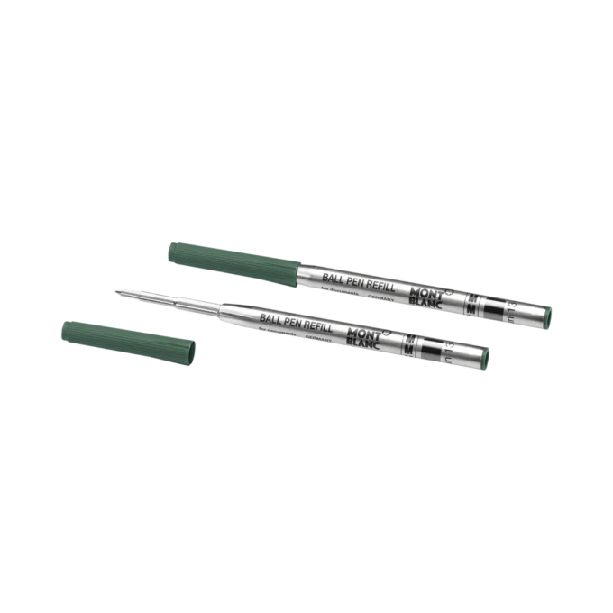 2 Ballpoint Refills, Irish Green – Medium