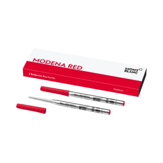 2 Ballpoint Refills, Modena Red – Medium