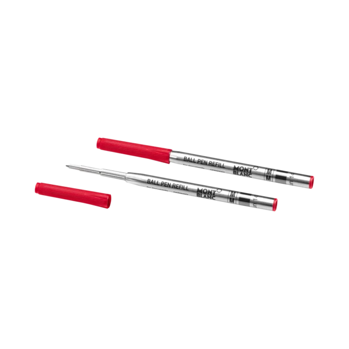 2 Ballpoint Refills, Modena Red – Medium