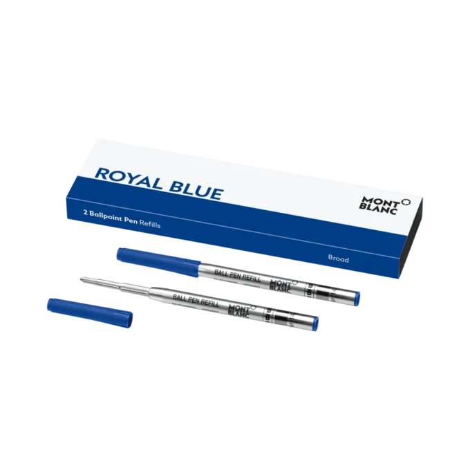 2 Ballpoint Refills, Royal Blue – Fine