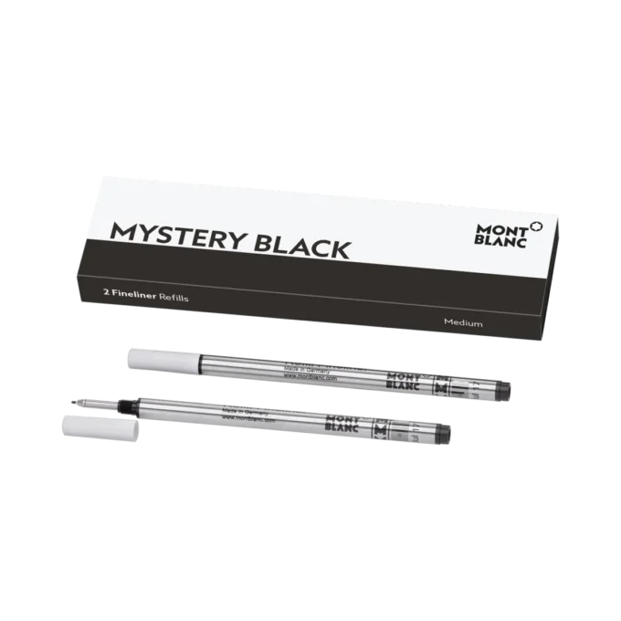 2 Fineliner Refills, Mystery Black – Medium