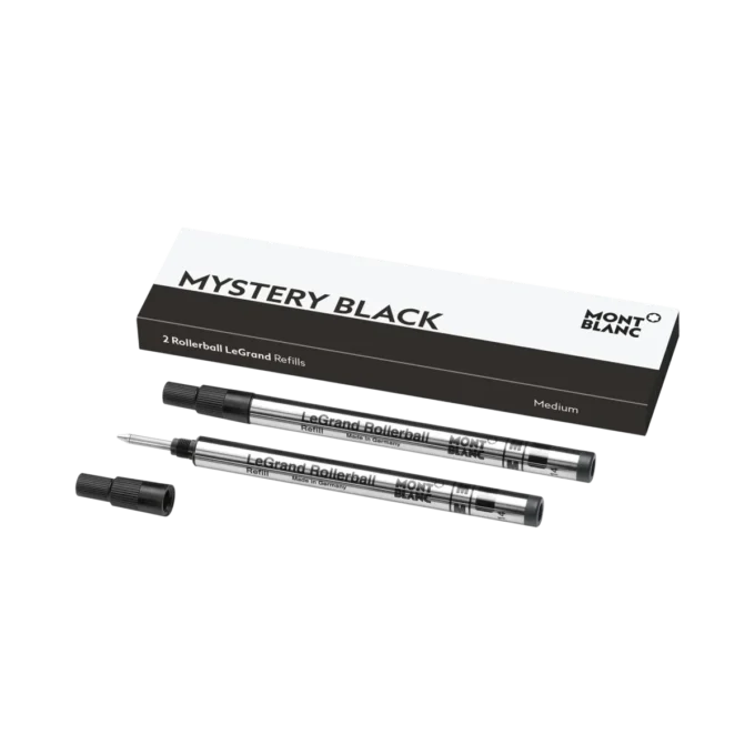 2 Rollerball LeGrand Refills, Mystery Black – Fine
