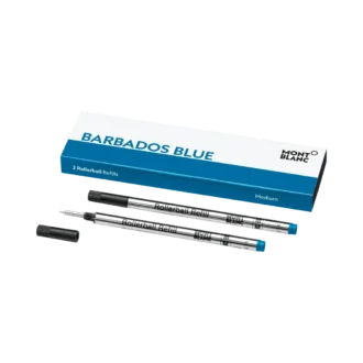 2 Rollerball Refills, Barbados Blue – Medium