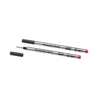 2 Rollerball Refills, Modena Red – Medium