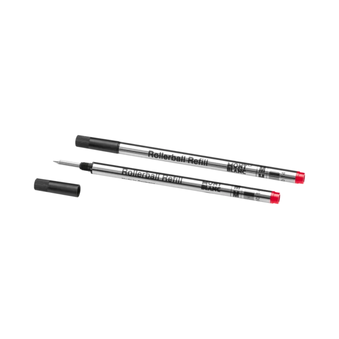 2 Rollerball Refills, Modena Red – Medium