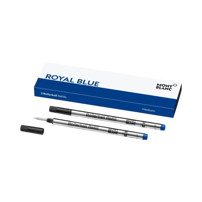 2 Rollerball Refills, Royal blue – Fine