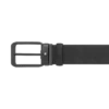 Black 35 mm reversible leather belt