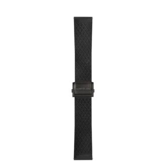 Black Rubber Sport Strap