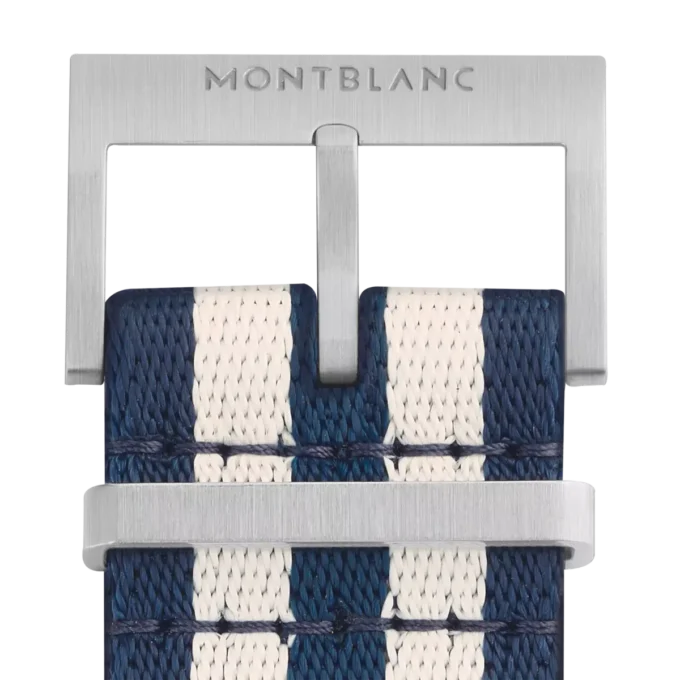 Blue & White Nylon Strap