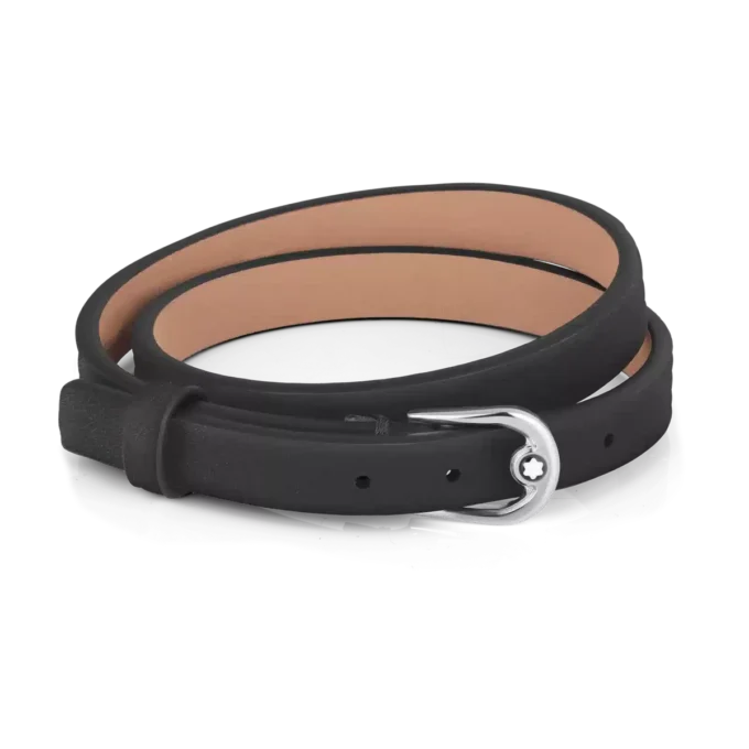 Bracelet horseshoe buckle black, adjustable size