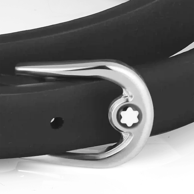 Bracelet horseshoe buckle black, adjustable size