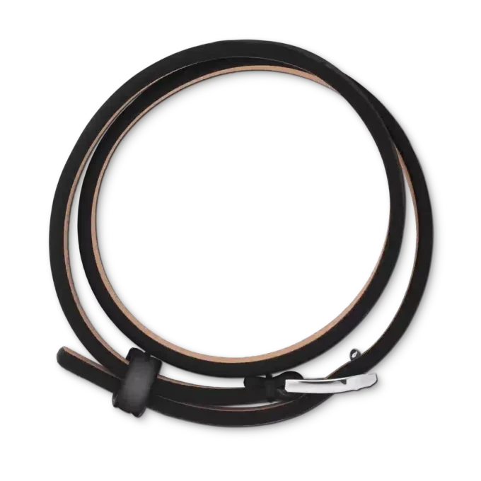 Bracelet horseshoe buckle black, adjustable size