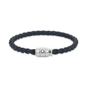 Bracelet Medium, Soft Leather, Avio Blue