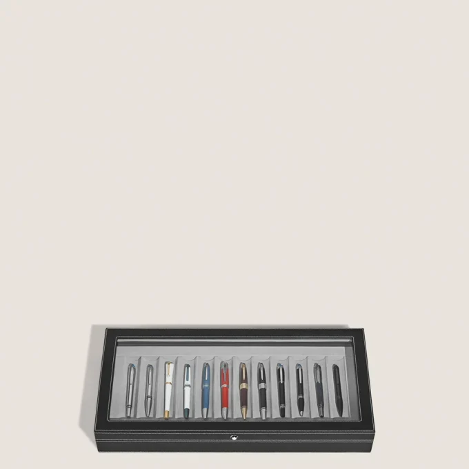 Collector Box for 12 Writing Instruments in Lacquered Wood