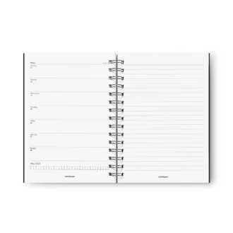 Envelope Notebook Refill #146 small, Black – Calendar 18-months