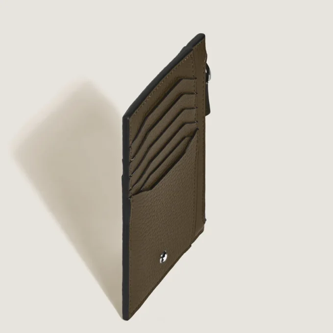 Grain card holder 8cc with zip Grain card holder 8cc with zip