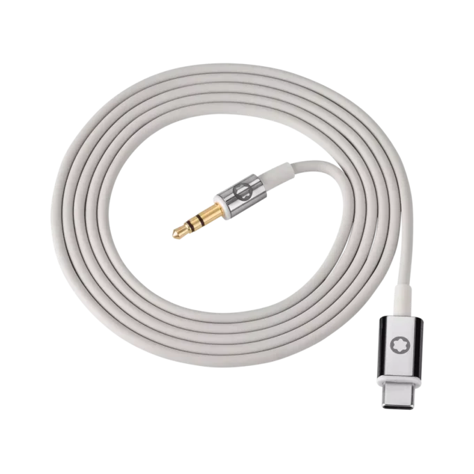 Gray Cable Set for Montblanc MB 01 Headphones