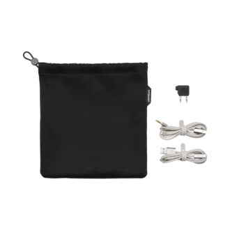 Gray Travel Set for Montblanc MB 01 Headphones