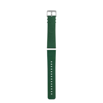 Green Rubber Strap with Logo