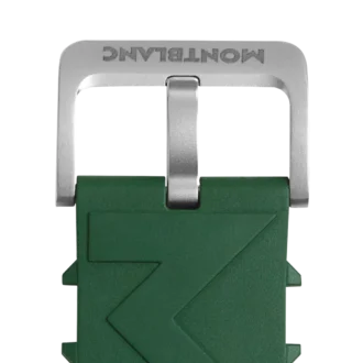 Green Rubber Strap with Logo