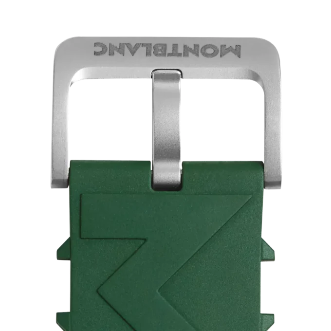 Green Rubber Strap with Logo