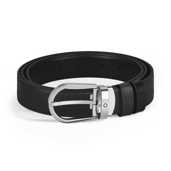 Horseshoe 30 mm Reversible Belt in Sartorial Leather