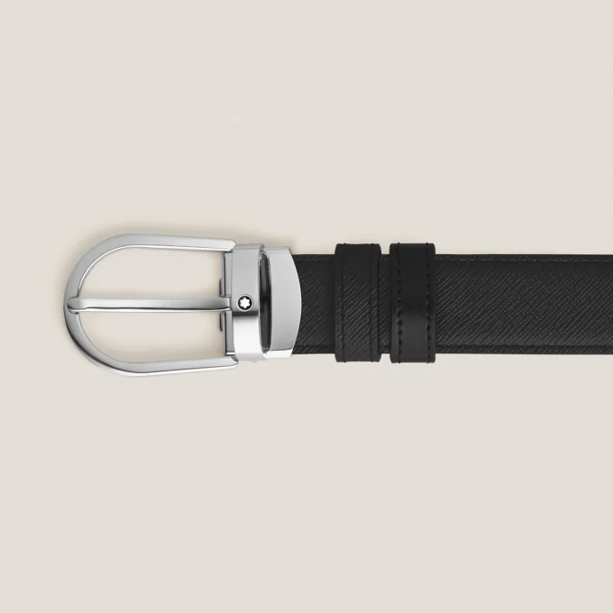 Horseshoe 30 mm Reversible Belt in Sartorial Leather