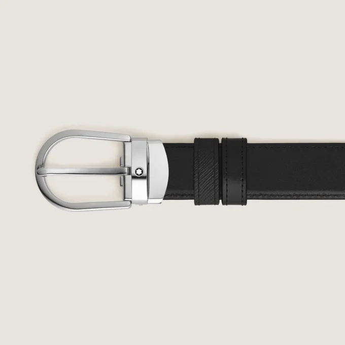 Horseshoe 30 mm Reversible Belt in Sartorial Leather