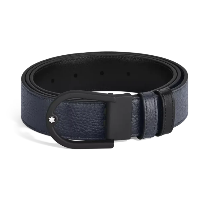 Horseshoe 35 mm Reversible Belt in Grain Leather