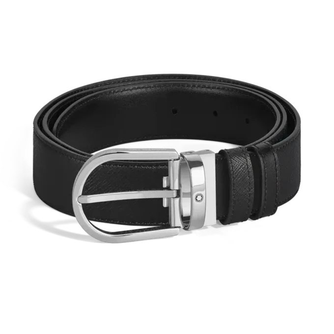 Horseshoe 35 mm Reversible Belt in Sartorial Leather