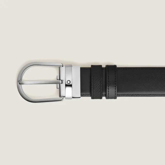 Horseshoe 35 mm Reversible Belt in Sartorial Leather