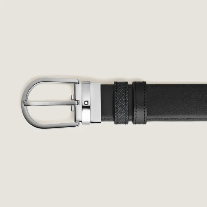 Horseshoe 35 mm Reversible Belt in Sartorial Leather