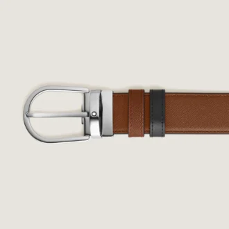 Horseshoe 35 mm Reversible Belt in Sartorial Leather