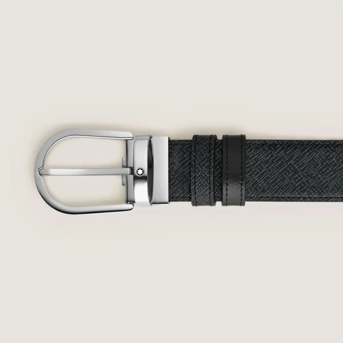 Horseshoe 35 mm Reversible Belt in Sartorial Leather