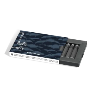 Ink Cartridges, Meisterstück Around the World in 80 Days, Blue – 8-unit package