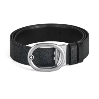 L’Ovale 35 mm Reversible Belt in Sartorial Leather