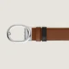 L’Ovale 35 mm Reversible Belt in Sartorial Leather