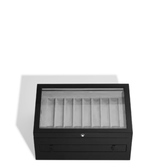 Large collector Box in wood and lacquer for 24 writing instruments