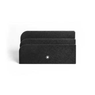 Letter Rack, Saffiano Leather, Black