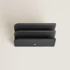 Letter Rack, Saffiano Leather, Black