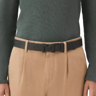 M buckle Extreme 3.0 black/plain black 35 mm reversible leather belt