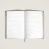 Medium Notebook in Corteccia Leather, Lined Pages