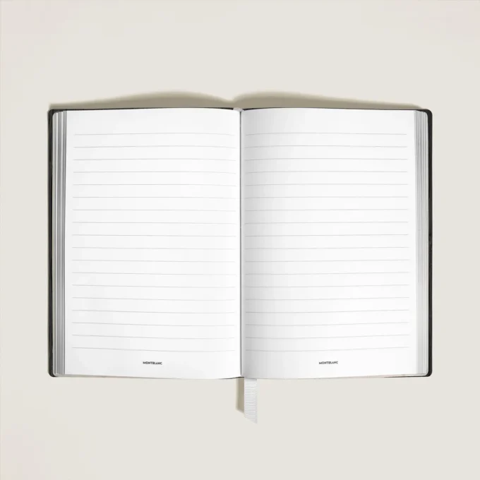 Medium Notebook in Corteccia Leather, Lined Pages