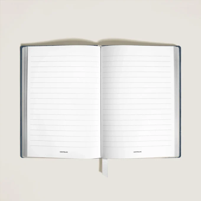 Medium Notebook in Corteccia Leather, Lined Pages