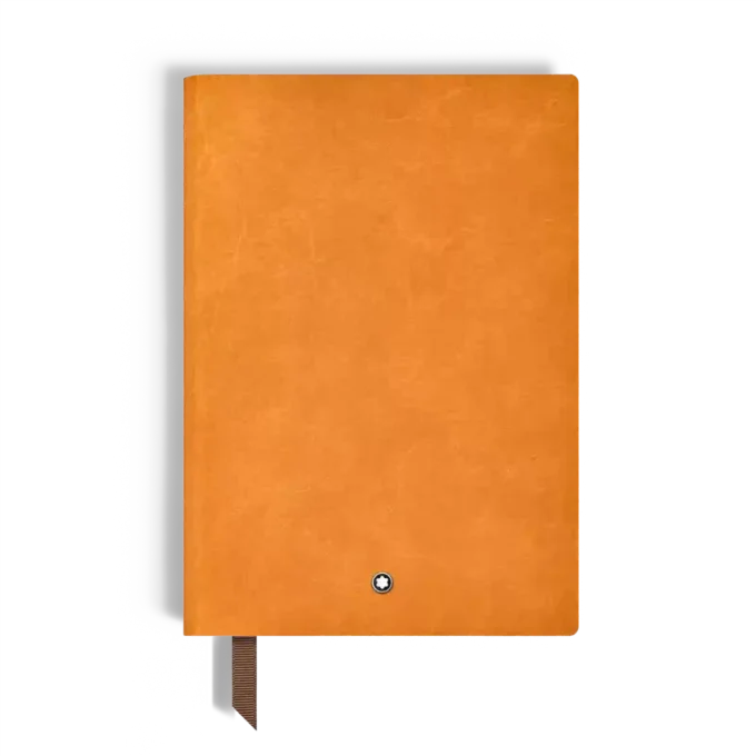 Medium Notebook in Soft Leather, Lined Pages
